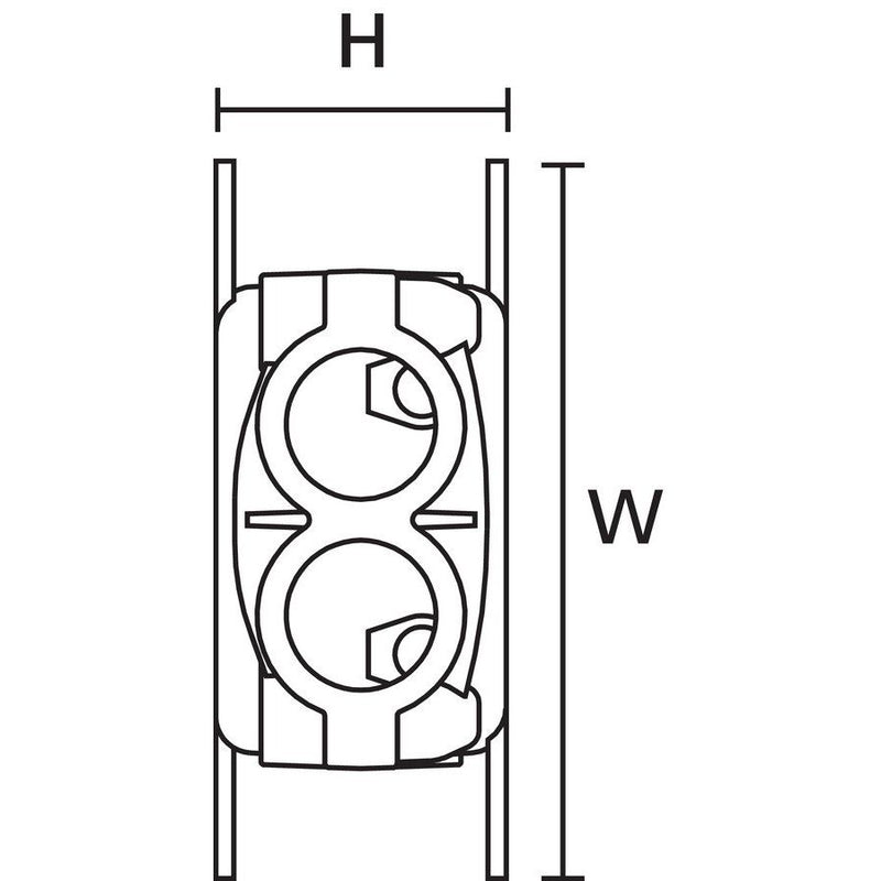 HellermannTyton - Verbindungs-/Übergangsmuffe Gel-Kabelgarnitur Relilight V34 #01657 P2-PA66V0/SI-BK