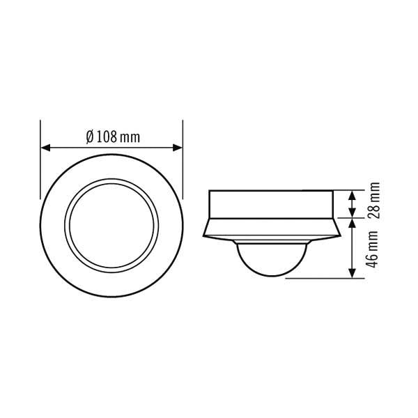 ESYLUX - Bussystem-Bewegungsmelder Bewegungsmelder MD-C 360 #EP10429026