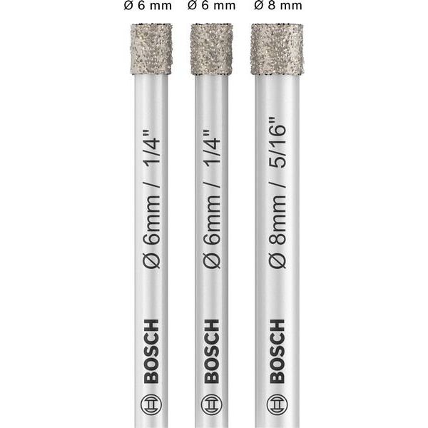 Bosch - Bohrkronenset PRO Ceramic dry 2607011626 Bohrer-Set 6 x 66 6