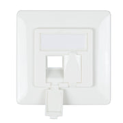 EFB-Elektronik - Einsatz/Abdeckung für Kommunikationstechnik Rahmenset ET-25090 2-Port, Slimline