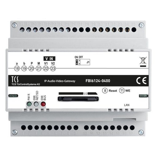 TCS Tür Control - Zusatzgerät für Türkommunikation IP-Gateway ADVANCED 2.0 FBI6124-0400 90Rufziel IP-Netzw. − 1 Stück