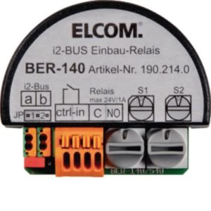 Elcom - Zusatzgerät für Türkommunikation Einbaurelais BER-140 UP, i2-BUS