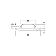 Brumberg Leuchten - Downlight/Strahler/Flutlicht LED-Einbaudownlight 12104183 350 mA