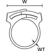 HellermannTyton - Befestigungsschelle für Kabel/Rohre Befestigungsschelle SNP1-POM-WH-C1 − 100 Stück