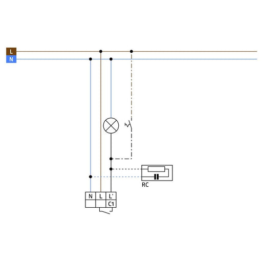 BEG Brück Electronic - Bewegungsmelder/Präsenzmelder komplett Bewegungsmelder PD4N-1C-UP
