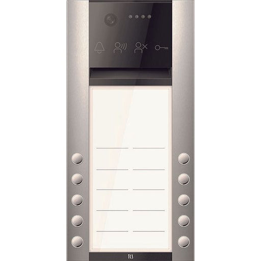 TCS Tür Control - Türstation für Türkommunikation Video-Außenstation AVA620210-0010 10 Klingelta. (R/L)