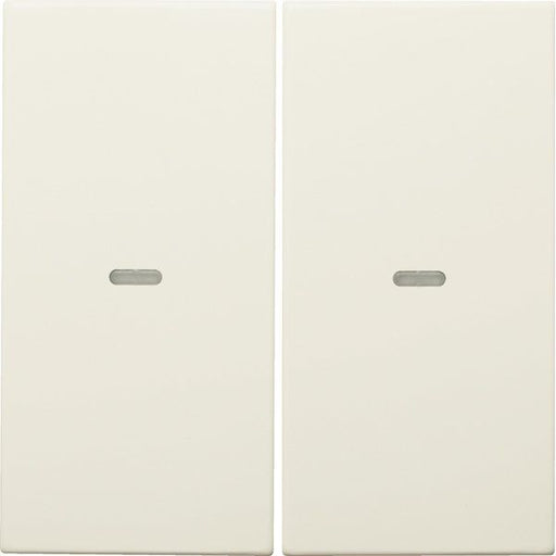 Berker - Abdeckung/Bedienelement für Installationsschalterprogramme Tast-Abdeckung 2f. ws 80960382
