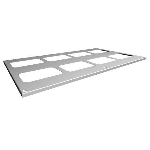 Rittal - Dach-/Bodenelement (Gehäuse/Schaltschrank) Dachblech SV 9681.516 BT: 1100x600mm