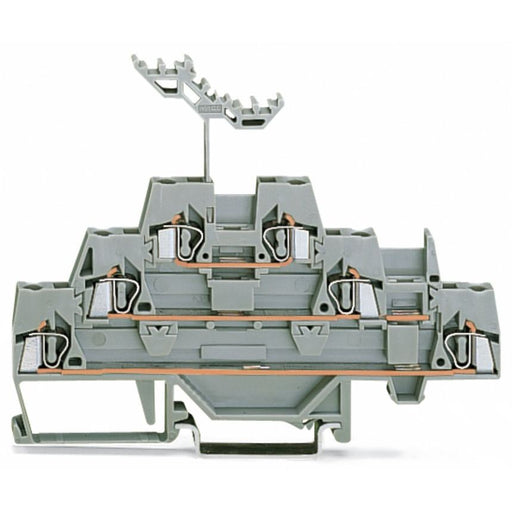 WAGO - Durchgangs-Reihenklemme Drei-Stock-Klemme 280-549 0,08-2,5mmq grau