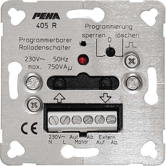 Peha - Jalousiesteuerung Rolladenschalter D 405 R O.A. UP