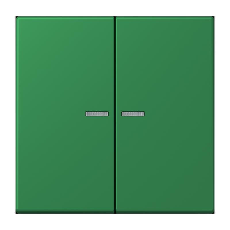 Jung - Abdeckung/Bedienelement für Installationsschalterprogramme Wippe mit Lichtleiter LC 102 KO5 219 vert fonce