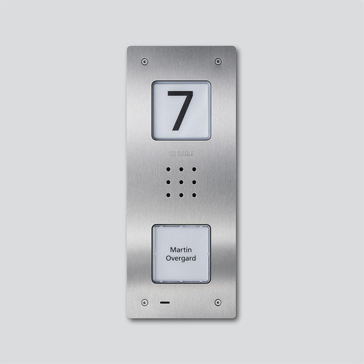 Siedle&Söhne - Türstation für Türkommunikation Audio-Türstation CAU 850-1-0 E Edelstahl gebürstet