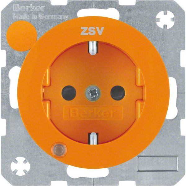 Berker - Steckdose SCHUKO-Steckdose or/gl 41102007 Kontroll-LED