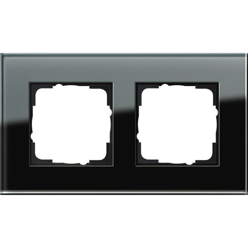 Gira - Abdeckrahmen 2f. sw-glas 021205 Esprit