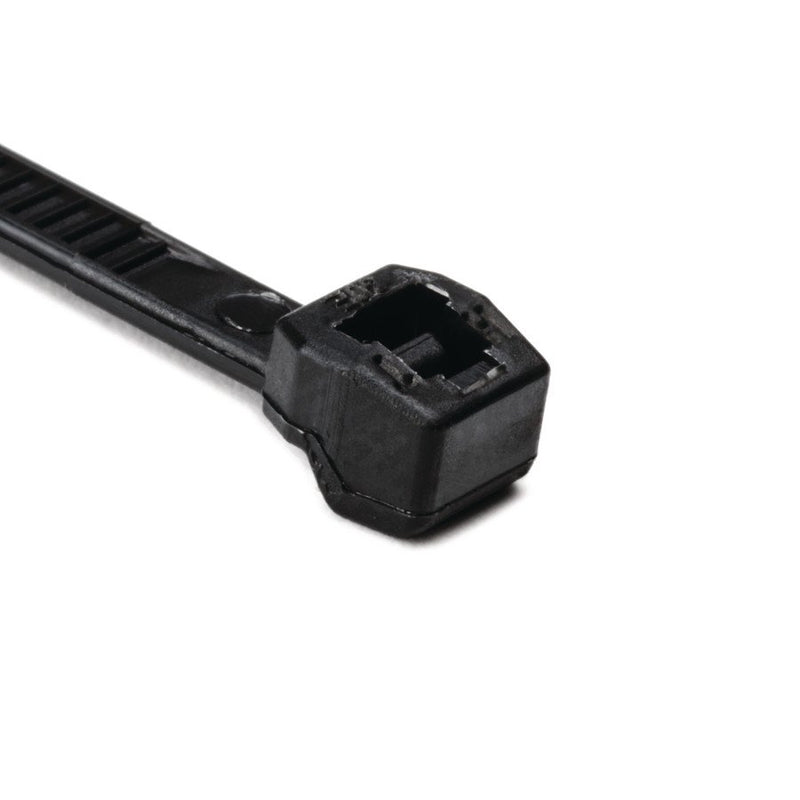 HellermannTyton - Kabelbinder außenverzahnt T30LOS-HS-BK-C1 − 100 Stück