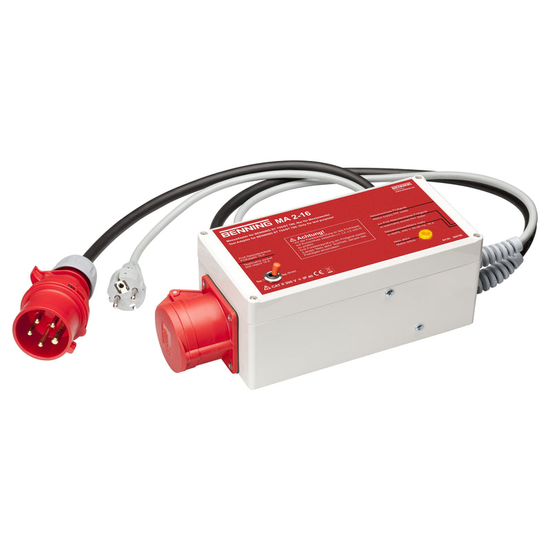 Benning - Adapter für Prüf- und Messgeräte Messadapter MA 2-16 CEE 16A, 5-polig