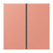 Jung - Abdeckung/Bedienelement für Installationsschalterprogramme Tastensatz 2fach LC 402 TSA 233 locre rouge moyen