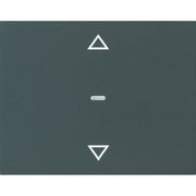 Berker - Abdeckung/Bedienelement für Installationsschalterprogramme Abdeckung Tastsensor-Modul 80961275 1-fach anthrazit