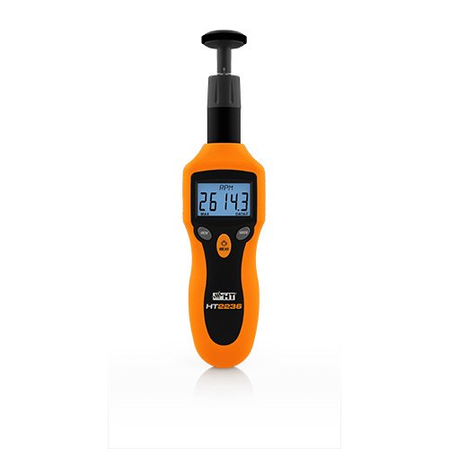 HT Instruments - Tragbares Drehzahlmessgerät HT2236 optisch u. mechan. − 1 Stück