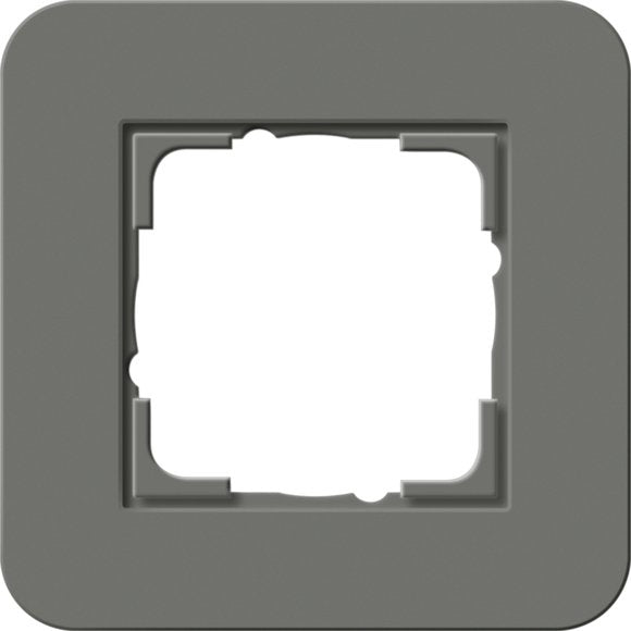 Gira - Abdeckrahmen 1fach 0211413 Dklgrau/Reinweiß