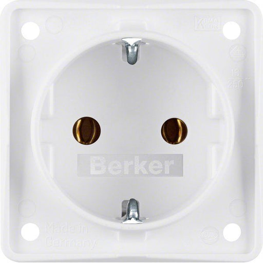 Berker - Steckdose Schuko-Steckd.pws 947782502 m.Steckklemmen