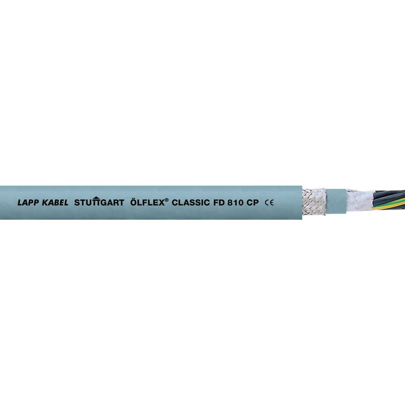 Lapp Kabel&Leitung - Energiekabel < 1 kV, für ortsveränderlichen Einsatz ÖLFLEX CLASSIC FD 810 CP 0026471/1000 4G2,5 − 1000 Meter