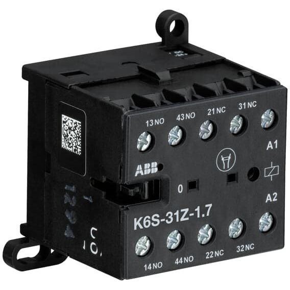 ABB Stotz S&J - Hilfsschütz, Relais Kleinhilfsschütz K6S-31Z-1.7-71 24V DC, 1,7W