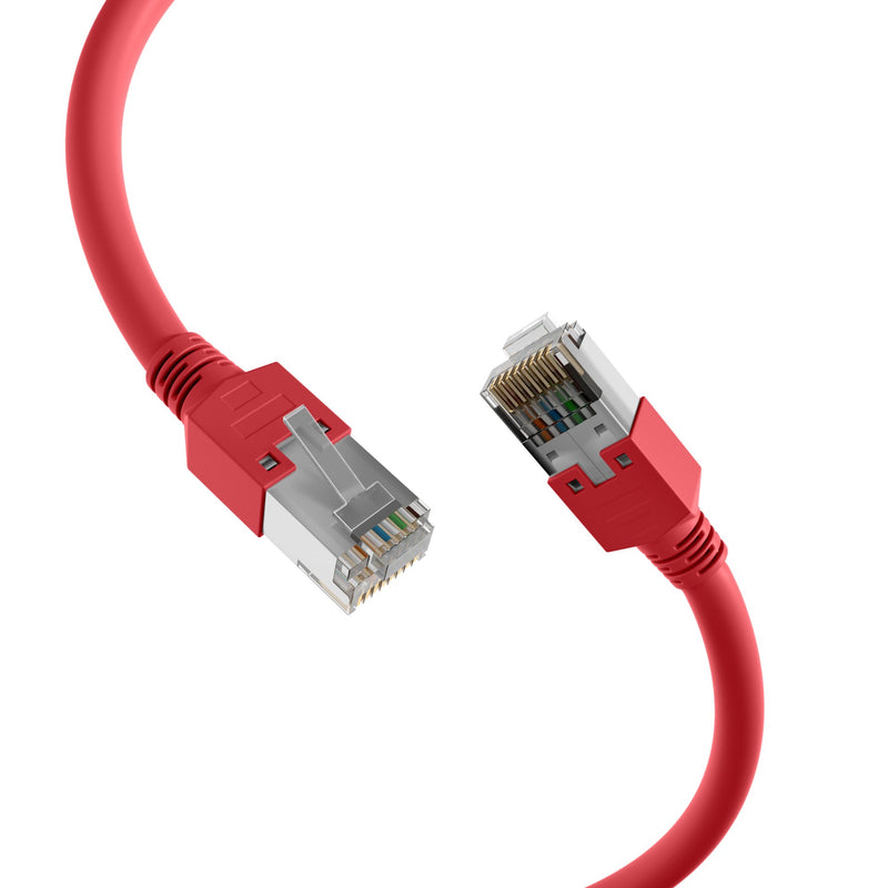 EFB-Elektronik - Patchkabel Kupfer Crossoverkabel Cat. 5e rot K2793.2 2xRJ45 SFTP 2m − 5 Stück