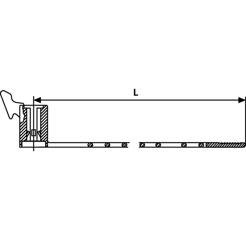 HellermannTyton - Kabelbinder Befestigungsbinder FBB100M PA66 BK 500 110x10,0 schwarz − 500 Stück