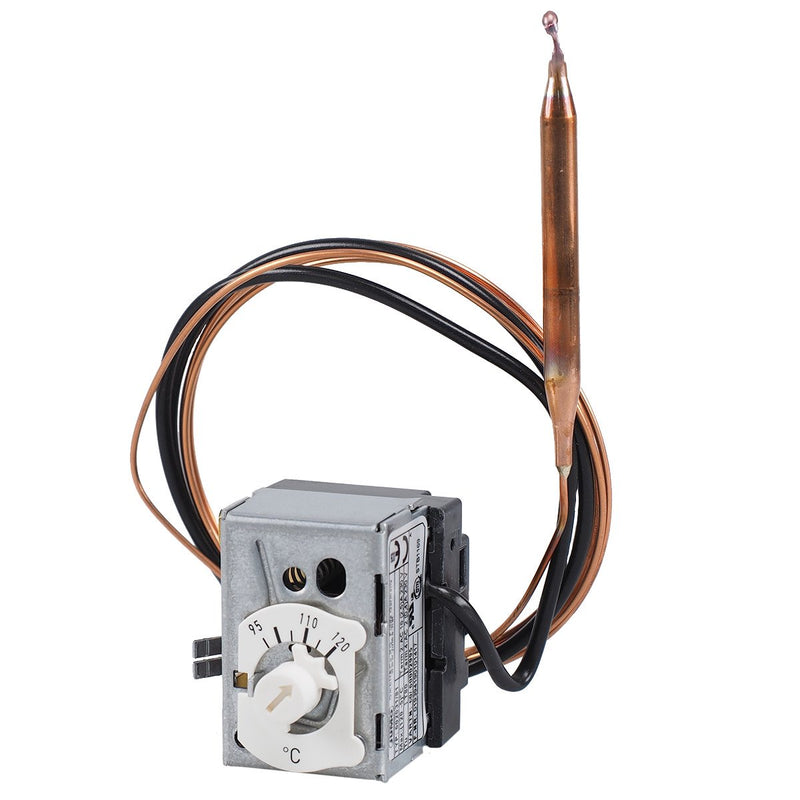 Jumo - Temperaturschalter Sicherheitstemp.begrenzer 60002995 95-120°C,Fernleit.2m − 5 Stück