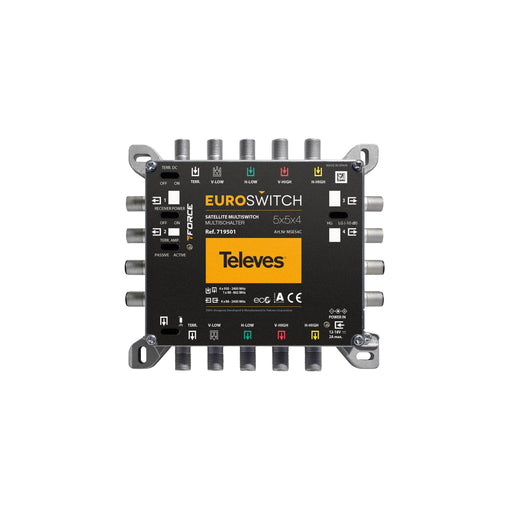 Televes - Multischalter 5 in 4 Guß MSE54C receiverp.,kask