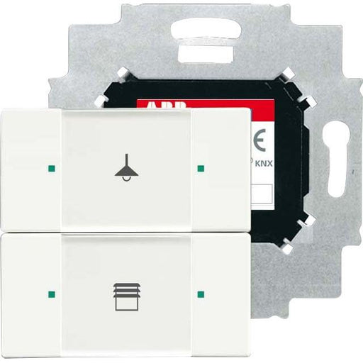 Busch-Jaeger - Bussystem-Tastsensor Bedienelement 2-fach 6126/01-884-500 studioweiß matt