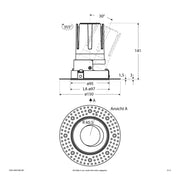 EVN Lichttechnik - Downlight/Strahler/Flutlicht LED-Einbauleuchte modular F02R14AM1830L38P Konfigurationstype