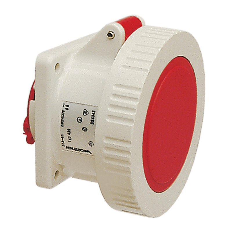 Walther Werke - CEE-Anbausteckdose (IEC 60309) Anbaudose gerade 16A 419NI 5P 400V 6h IP67