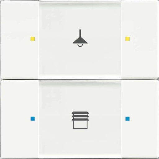 Busch-Jaeger - Bussystem-Tastsensor Bedienelement 2/4-fach 6126/02-884-500 studioweiß matt