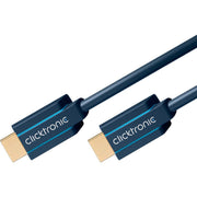 Clicktronic - Konfektioniertes A/V-Kabel HDMI Kabel HighSpeed 70301 1m,Ethernet