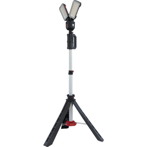 AccuLux - Baustellenleuchte Arbeitsstrahler ausziehbar AccuLux WL 6000 LED Flutlicht a. Dreifuß