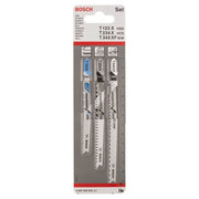 Bosch - Sägeblatt Sortiment 3-tlg. Stichsägeblatt-Set, 2607010515 T-Schaft Progressor