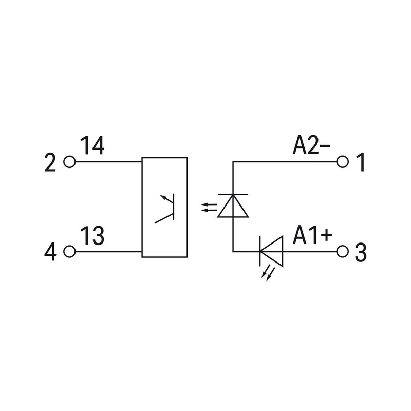 WAGO - Bauelementestecker Solid-State-Relaismodul 2042-7204 DC 24 V