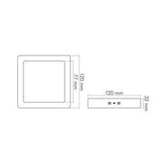 Nobile - Decken-/Wandleuchte LED-Aufbau-Panel 1560736512 830