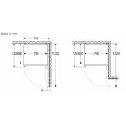 Bosch - Kühl-/Gefrierkombination Kühl/Gefrierkombi KGN49VXCT Serie4
