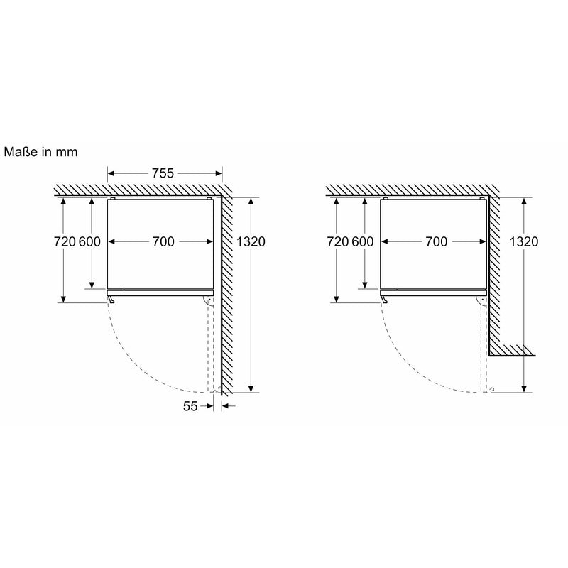 Bosch - Kühl-/Gefrierkombination Kühl/Gefrierkombi KGN49VXCT Serie4