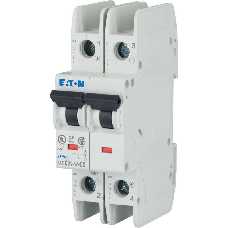 Eaton - Leitungsschutzschalter FAZ-C3/2-NA-DC 3A, 2p, C-Char, DC