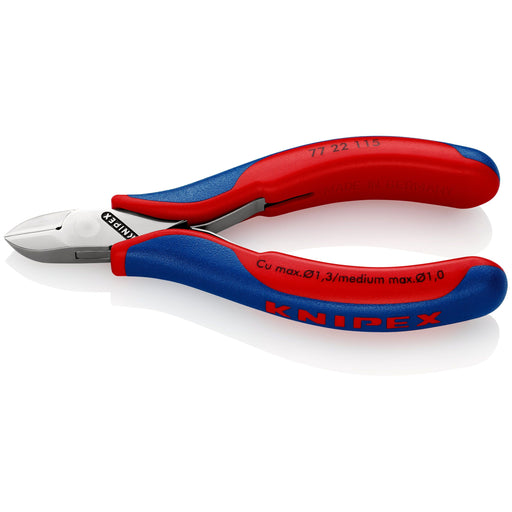 Knipex - Seitenschneider Elektronik-Seitenschneider 77 22 115 spiegelpoliert,115mm