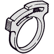 HellermannTyton - Befestigungsschelle für Kabel/Rohre Befestigungsschelle SNP1-POM-WH-C1 − 100 Stück
