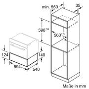 Siemens - Geschirrwärmer Wärmeschublade BI510CNR0 iQ500,14cm
