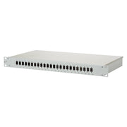 Metz Connect - Frontpanel/Patchpanel leer (Schaltschrank) LWL-Box leer grau OpDATfix für 24LC-D