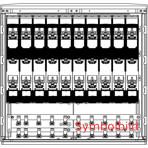 Elsta Mosdorfer - Kabelverteilerschrank LS82S.00 mit Sammelschienen