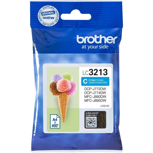 Brother - Verbrauchsmaterial für Telefax/Drucker/MFC Tintenpatrone LC-3213C cyan