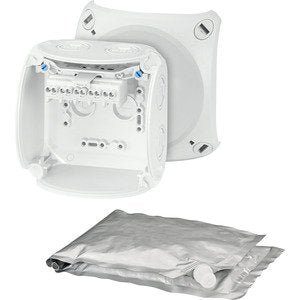 Hensel - Dose, Gehäuse für Montage auf der Wand/Decke Kabelabzweigkasten WP 0402 G 1,5-2,5qmm 3phasig